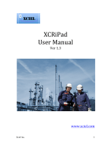 Xciel XCRiPad User manual