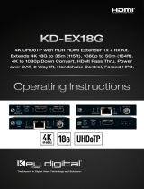 Key Digital KD-EX18G User manual