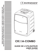 audiophony CR25A-COMBO User manual