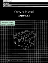 Honda EM5000SX Owner's manual