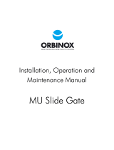 Orbinox MU Installation, Operation and Maintenance Manual