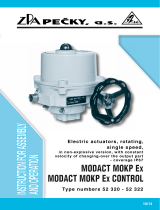 ZPA Pecky, a.s. Modact MOKP 100 Ex Series Assembly And Operation Manual