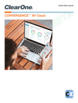 ClearOne CONVERGENCE AV Quick start guide