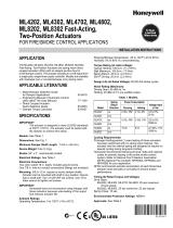 Honeywell ML4302 User manual