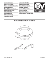 Vortice CA 100 ES Operating instructions