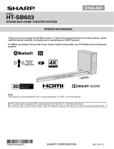 Sharp HT-SB603 Operating instructions