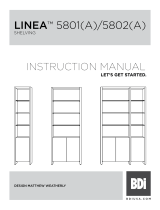 BDI Linea Shelves 5801A User manual