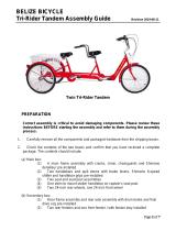 Belize Bicycle Twin Tri-Rider Tandem Assembly Manual