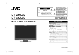 JVC DT-V24L3D User manual