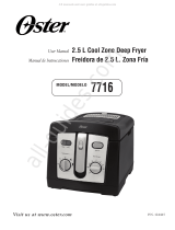 Oster 7716 User manual