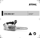 STIHL MSA 160 T User manual