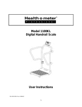 Health O Meter PROPLUS 1100KL User Instructions