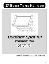 BoomToneDJ Outdoor Spot 121 User manual