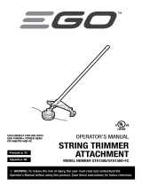 EGO STA1500 User manual