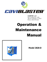 CAVIDYNE CaviBlaster 2828-D Operation And Maintenance Manua