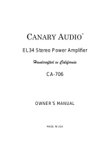 CANARY AUDIO CA-706 Owner's manual