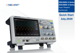 SIGLENT SDS1000X-E Series Super Phosphor Oscilloscope Quick Start