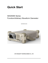 SIGLENT SDG5000 Series Function/Arbitrary Waveform Generator Quick Start