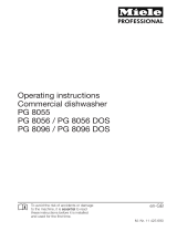 Miele Professional PG 8096 DOS Operating Instructions Manual