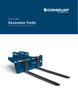 Conquip Excavator Forks Series User manual