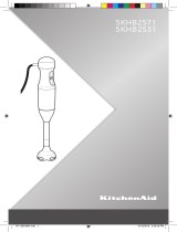 KitchenAid 5KHB2571 Hand Blender Owner's manual