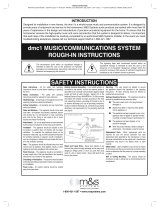 M&S Systems dmc1 Finish-Out Rough-In Instructions