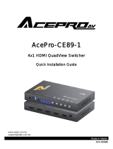 AceProAV AcePro-CE89-1 Quick Installation Manual