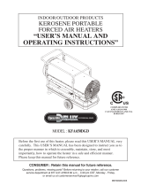 Dyna-Glo Delux KFA650DGD Operating instructions