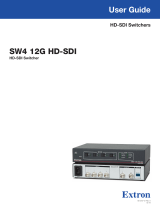 Extron SW4 12G HD-SDI User manual