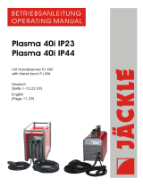 Jackle Plasma 40i IP44 Operating instructions