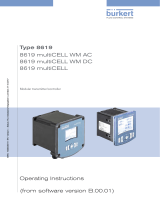 Burkert 8619 multiCELL WM AC Operating Instructions Manual