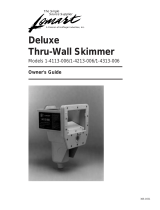 Lomart Deluxe Thru-Wall Skimmer 1-4113-006 Owner's manual