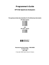HP E4407B Programmer's Manual
