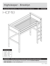 Argos Home Habitat Brooklyn High Sleeper Bed Frame User manual