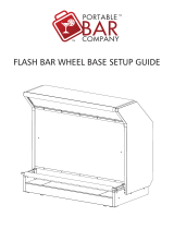 Portable Bar Company FLASH BAR WHEEL BASE Setup Manual