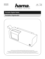 Hama 00173191 DR200BT Portable Digital Radio Owner's manual