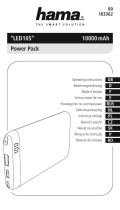 Hama 00183362 LED10S Power Pack Owner's manual