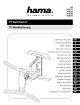 Hama 00118675 TV Wall Bracket Owner's manual
