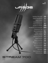uRAGE 00186019 STREAM 700 HD Gaming Microphone Owner's manual