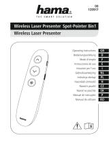Hama Wireless Laser Presenter Spot-Pointer 8in1 Owner's manual
