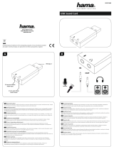 Hama 00133484 USB Sound Card Owner's manual