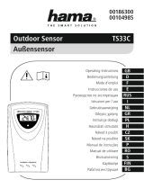 Hama 00186300 TS33C Outdoor Sensor Owner's manual