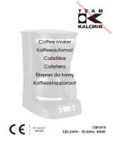 Team Kalorik CM1019 Owner's manual