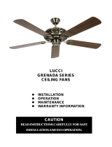 LUCCI GRENADA Series Installation, Operation, Maintenance & Warranty Information