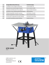 Güde GTK 2000 Operating instructions