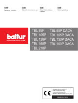 BALTUR TBL 85P DACA Manual User Instructions