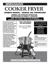 Brinkmann COOKER FRYER 815-4010-S Owner's manual