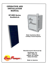 SUNPUMPS SunSwitch SP Series Operation and Installation Manual
