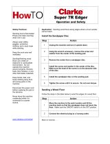 Clarke Super 7R Operation?And Safety