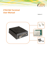CEP Terminals CT63 NG User manual